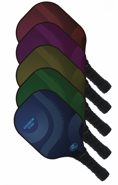 Signature navy gradient pickleball paddles